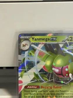 Pokemon Yanmega EX 003/182 DR Double Rare Full Art Holo 280 HP 210 ATK Insect - Image 5