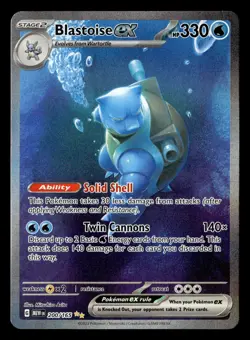 2023 Pokemon Scarlet & Violet 151 Blastoise EX 200/165 Special Illustration Rare - Image 1
