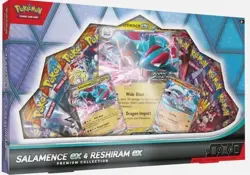 Pokemon Salamence ex & Reshiram ex Premium Collection Box SEALED, Fast Shipping - Image 1