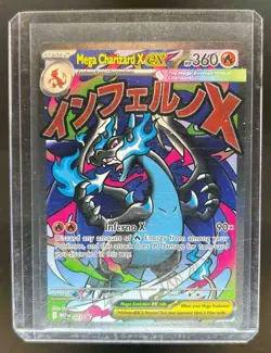 2025 Pokemon MEP Black Star Promos Mega Charizard X ex #023 - Image 1