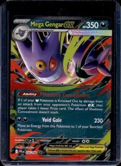 2025 Pokemon Phantasmal Flames Mega Gengar ex Double Rare #056/094 - Image 1