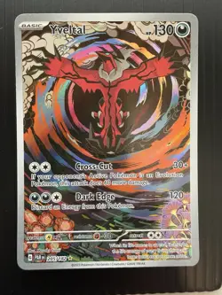 Pokemon Yveltal 205/182 Paradox Rift Illustration Rare NM - Image 1
