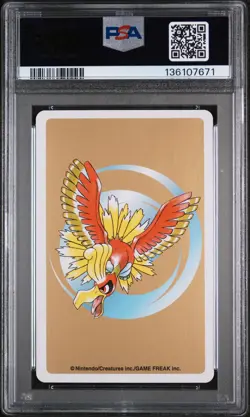 2000 POKEMON GOLD VERSION PLAYING CARDS 6 OF HEARTS #073 TENTACRUEL PSA 10 - Image 2