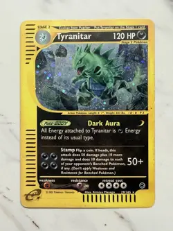 HOLO 2002 Tyranitar from Pokemon Expedition Base Set - 29/165 - Image 1