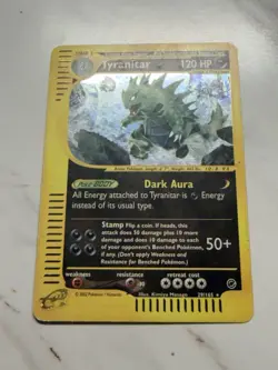 HOLO 2002 Tyranitar from Pokemon Expedition Base Set - 29/165 - Image 2