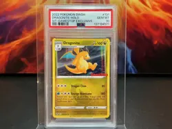 2022 POKEMON SWORD & SHIELD SILVER TEMPEST #131 DRAGONITE GAMESTOP PSA 10 🐦‍🔥 - Image 1