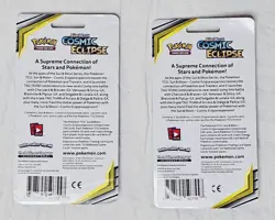 Pokemon Sun & Moon Cosmic Eclipse Booster Blister Pack Terrakion & Mismagius - Image 2