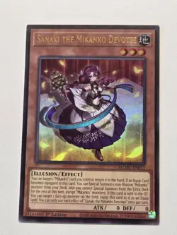 Sanaki the Mikanko Devotee MZMU-EN017 Ultra Rare Yugioh Maze of Muertos NM - Image 1