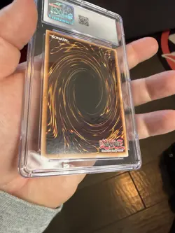 2012 Yugioh Dark Magician Girl Secret Rare Holo LCYW-EN002 CGC 8.5 - Image 2