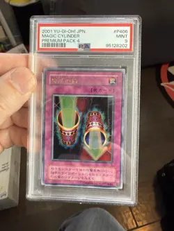 2001 Yugioh Japanese Magic Cylinder Holo #P406 PSA 9 Premium Pack 4 - Image 1