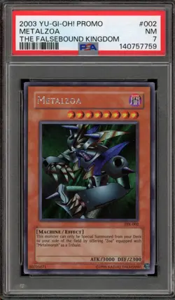 Yu-Gi-Oh! Metalzoa The Falsebound Kingdom Promo TFK-002 PSA 7 - Image 1