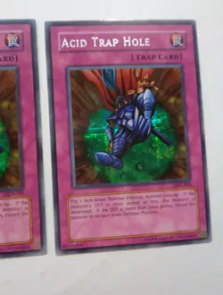 Playset: 3x Acid Trap Hole DDS-005 (Secret Rare, Unlimited, Played / MP) - Image 5