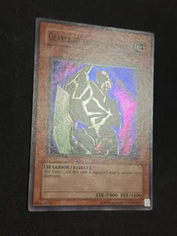 Yugioh Gearfried the Iron Knight PSV-101 Super Rare Unlimited Original 02-03 NM - Image 2