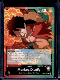 2025 One Piece OP13 EN Monkey D. Luffy #001 - Image 1