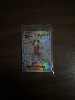 Bandai Namco One Piece Card Game US Voyage Monkey D. Luffy Holo On Play - Image 3