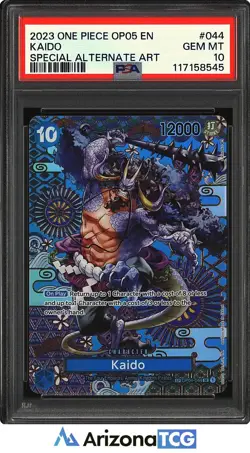 One Piece 2023 Kaido 044 Special Alternate Art SP OP05 GEM MINT PSA 10 - Image 1
