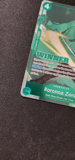 Roronoa Zoro (Winner Pack 2025 Vol. 3) EB02-019 One Piece Promotion Foil MINT - Image 5