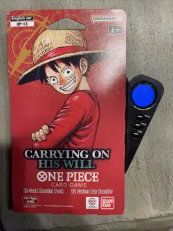 🔥 One Piece OP-13 CARRYING ON HIS WILL Sleeved Booster Pack Heavy 37.8G 🔥 - Image 1