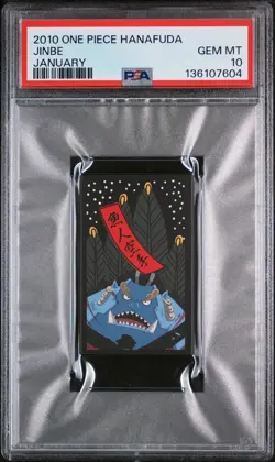 2010 ONE PIECE HANAFUDA JANUARY JINBE PSA 10 - Image 1