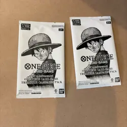 Lot of (2) One Piece English 3rd Anniversary Treasure Campaign Packs Sealed - Image 1