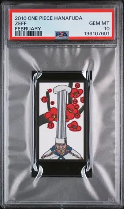 2010 ONE PIECE HANAFUDA FEBRUARY ZEFF PSA 10 - Image 1