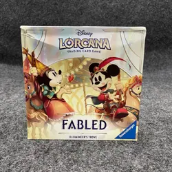 RAVENSBURGER Disney Lorcana TCG: Fabled Illumineers Trove, Sealed Box is Worn - Image 1
