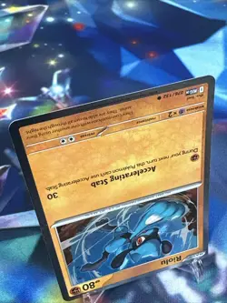 Pokemon TCG Mega Evolutions - Riolu #76 Cosmos Holo Card - Image 3