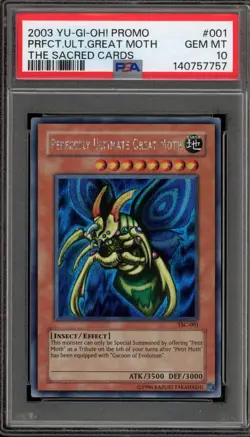 Yu-Gi-Oh! Perfectly Ultimate Great Moth The Sacred Cards Promo TSC-001 PSA 10 - Image 1