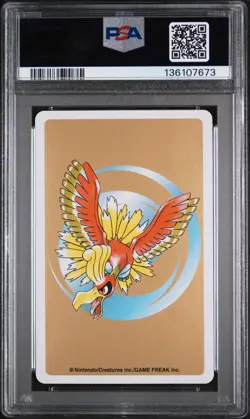 2000 POKEMON GOLD VERSION PLAYING CARDS 8 OF HEARTS #122 MR. MIME PSA 10 - Image 2