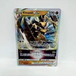 2022 Pokemon TCG SWSH: Promo Cards Kleavor VSTAR Black Star Promo SWSH249 - Image 1