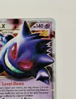 Gengar LV.X 97/99 Platinum Arceus Ultra Rare Holo Pokemon Card HP Heavily Played - Image 3