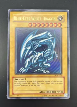 Yu-Gi-Oh! Blue-Eyes White Dragon SDK-001 Starter Deck Kaiba Holo Ultra Rare Card - Image 1