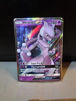 Mewtwo GX 31/68 Hidden Fates Pokemon Card Mint - Image 1