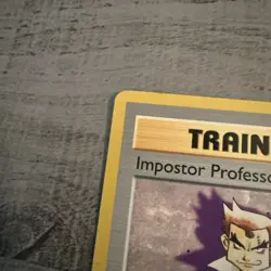 Imposter Professor Oak 073/102 Base Set Regular NM/EXC. NICE CARD. SEE PICS - Image 3