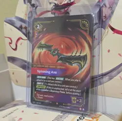 Spinning Axe 186/221 Riftbound Spiritforged TCG Epic Card English - MINT!!! - Image 2