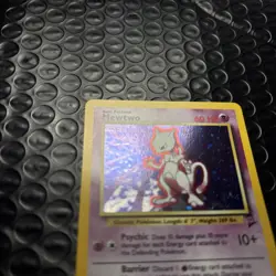 Mewtwo - 10/130 - Pokemon Base Set 2 Holo Rare Card WOTC NM - Image 4