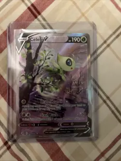 Celebi V Alternate Art Pokemon TCG SWSH Fusion Strike Ultra Rare Card 245/264 - Image 1