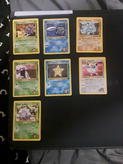 Vintage Pokemon Gym Challenge Lot Of 7 Cards N/M - Image 1