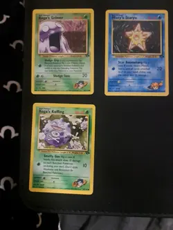 Vintage Pokemon Gym Challenge Lot Of 7 Cards N/M - Image 4