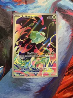 Pokemon TCG Bulbasaur Card 133/132 IR Mega Evolutions Near Mint Condition - Image 1