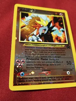Entei #34 Black Star Promo Reverse Holo Rare Vintage Pokemon Card - NM - Image 3