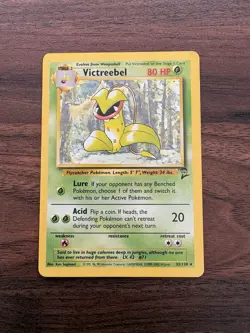 Victreebel 32/130 Base Set 2 NON-HOLO Rare Pokemon Card Vintage LP - Image 1