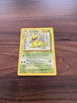 Victreebel 32/130 Base Set 2 NON-HOLO Rare Pokemon Card Vintage LP - Image 2
