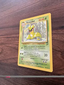Victreebel 32/130 Base Set 2 NON-HOLO Rare Pokemon Card Vintage LP - Image 4