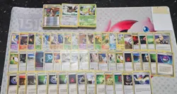semi vintage pokemon card lot MP/DMG Holos and rares,c,un 200+ - Image 4