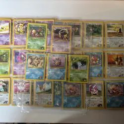 Pokemon Gym Challenge 50 Card Lot Sabrina’s Alakazam Holo Vintage WoTC - Image 1