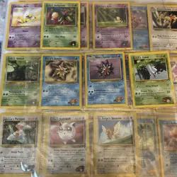 Pokemon Gym Challenge 50 Card Lot Sabrina’s Alakazam Holo Vintage WoTC - Image 4