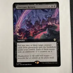 Aberrant Return Extended Art Non-Foil #0027 (R) MTG Lorwyn Eclipsed ENG NM - Image 1