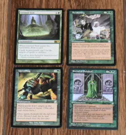 4x Rare Green MTG Enchantment Ground Seal Awakening Upwelling, Ritual of Subdual - Image 1