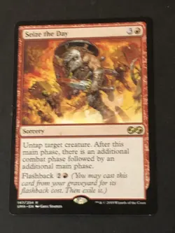 Seize The Day X1 Ultimate Masters Ex+ Condition See Pics Front Back - Image 1